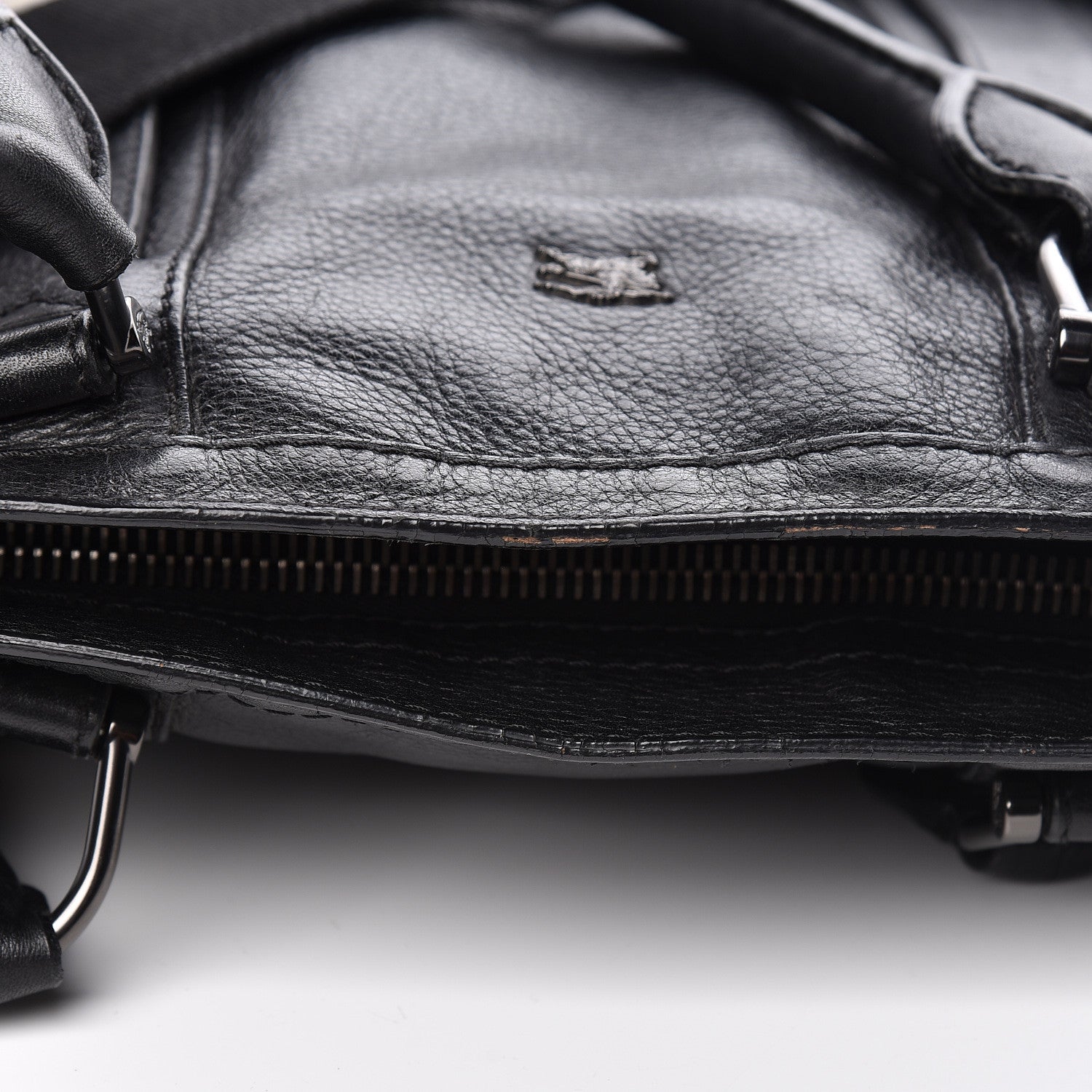 Burberry Grainy Calfskin Tote Black 11 of 17