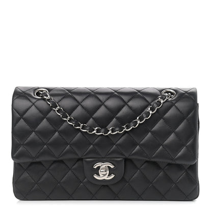 Chanel Lambskin Quilted Medium Double Flap Black 1 of 12
