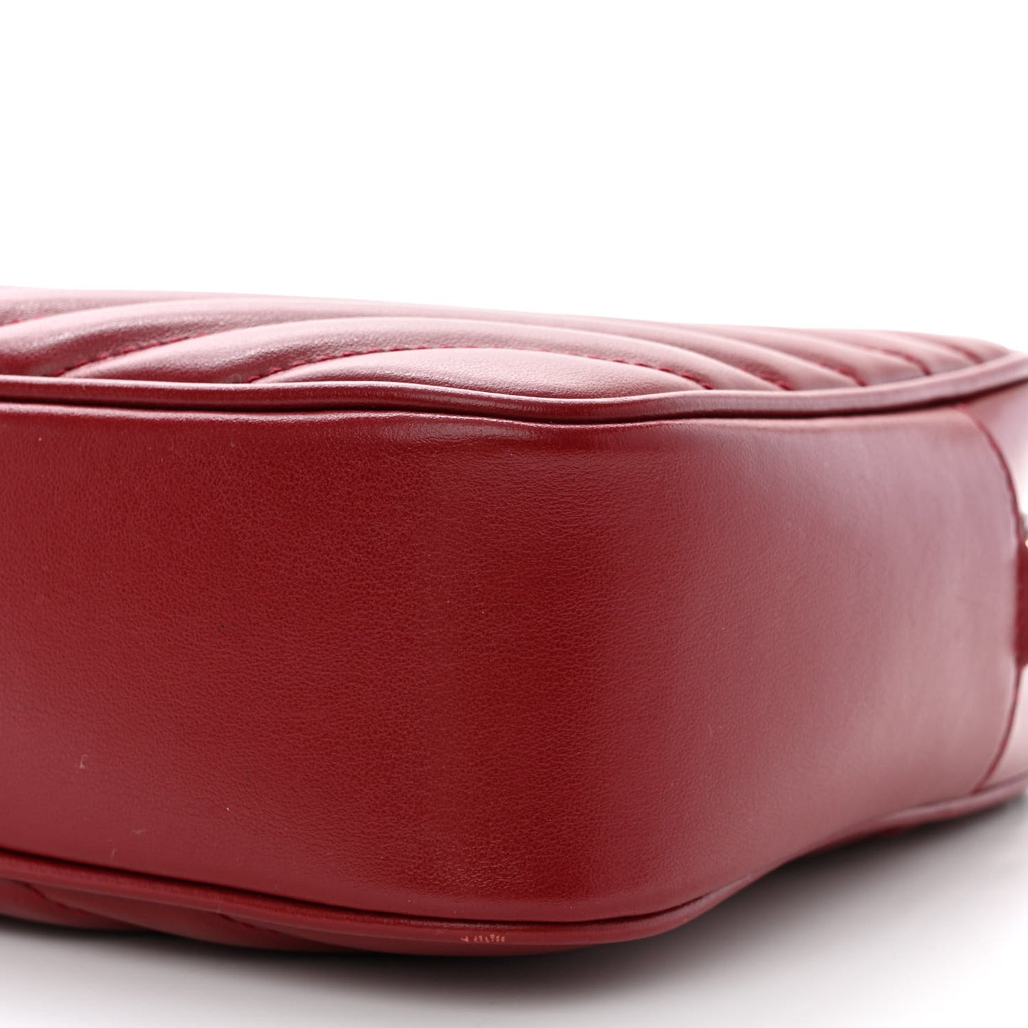 Calfskin Matelasse Monogram Lou Camera Bag Opyum Red