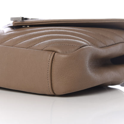 Saint Laurent Sheepskin Matelasse Chevron Monogram Medium College Bag Fard 6 of 9