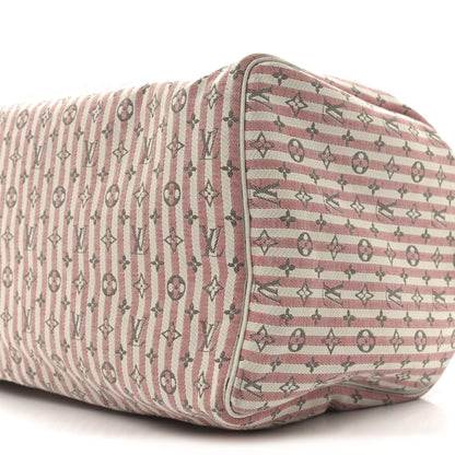 Louis Vuitton Mini Lin Croisette Speedy 30 Rouge 9 of 9