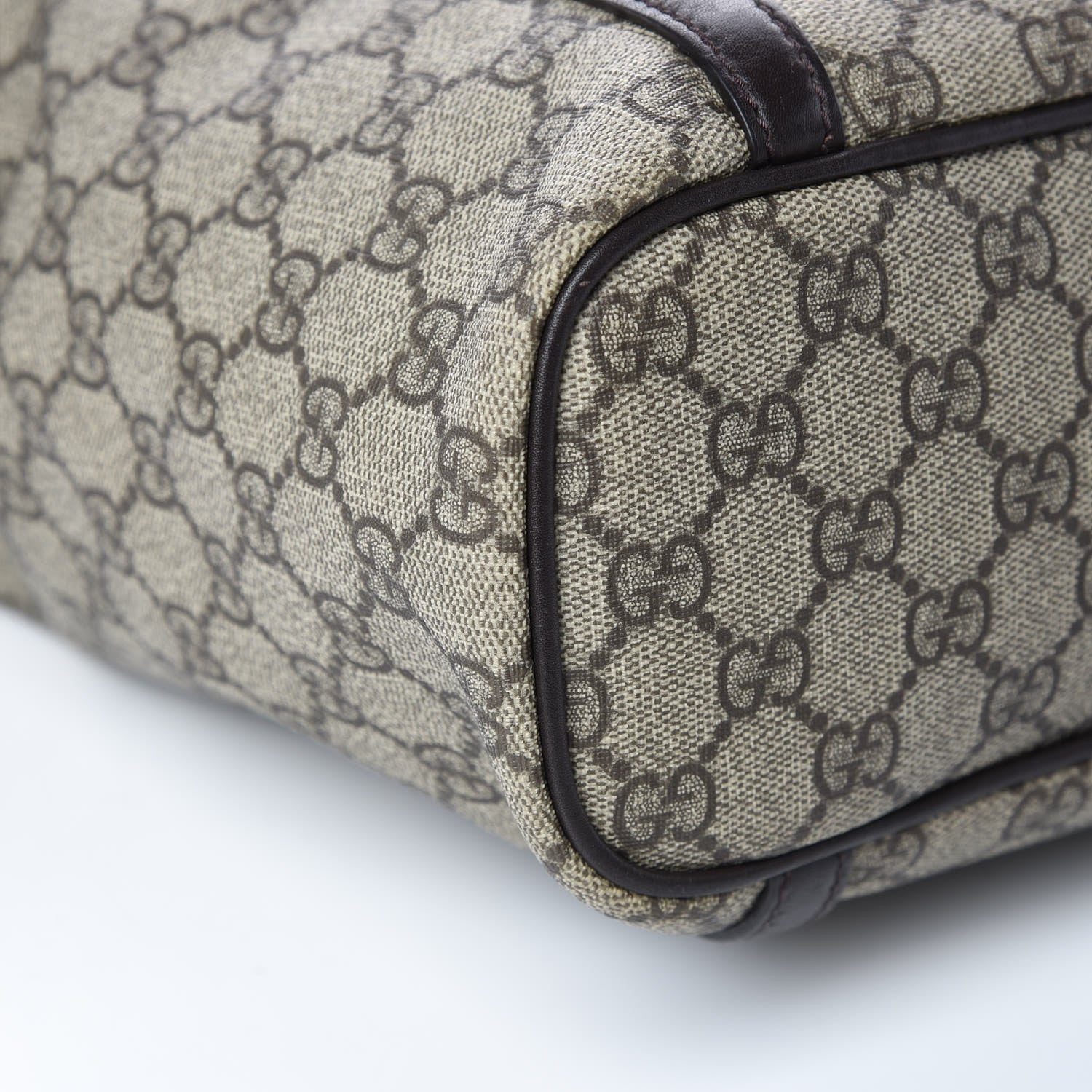 Gucci GG Supreme Monogram Medium Joy Tote Brown 6 of 12