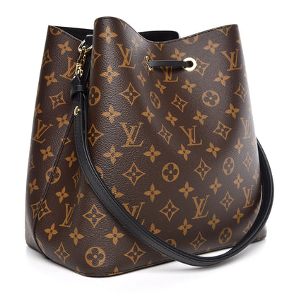 Louis Vuitton Monogram Neonoe MM Black 3 of 8
