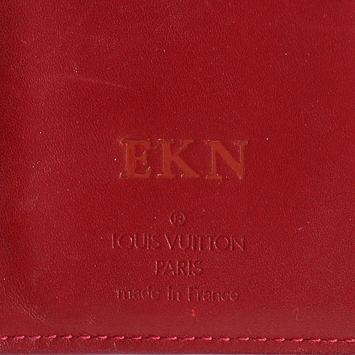Louis Vuitton Vernis French Purse Wallet Pomme d'Amour 6 of 7