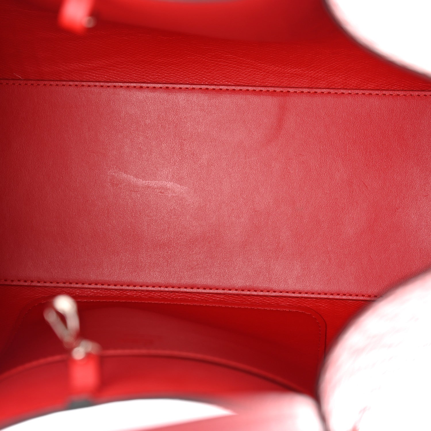 Christian Louboutin Crocodile Embossed Calfskin Spiked Small Cabarock Shopper Tote Red 10 of 10