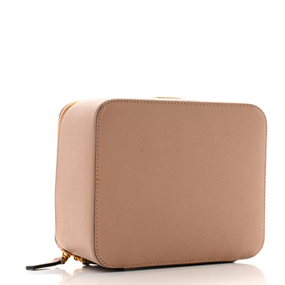 Valentino Garavani Grained Calfskin VLogo Signature Wash Bag Rose Cannelle 5 of 9