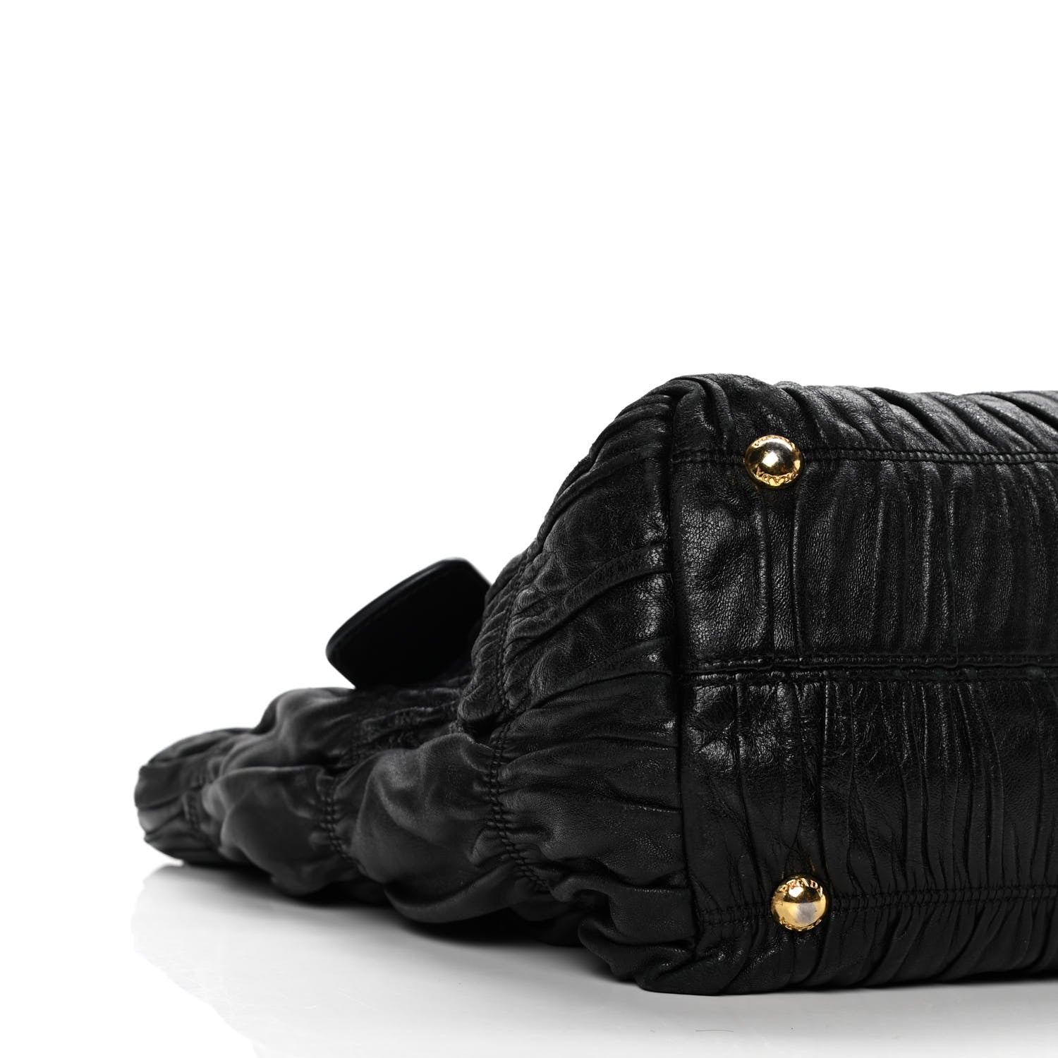 Prada Nappa Gaufre Tote Black 8 of 10