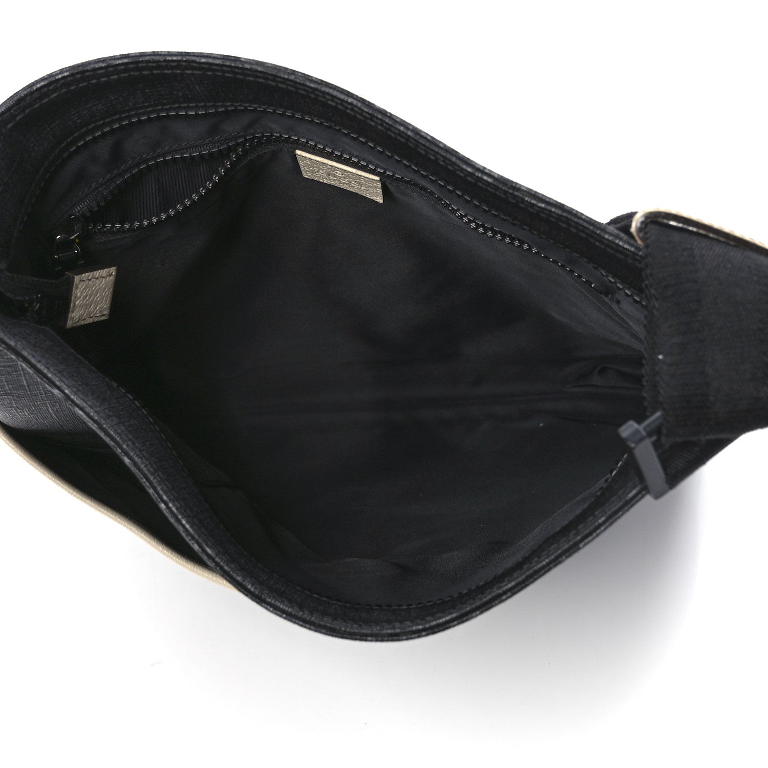 Gucci Black Supreme Trademark Logo Messenger Crossbody bag 5 of 12