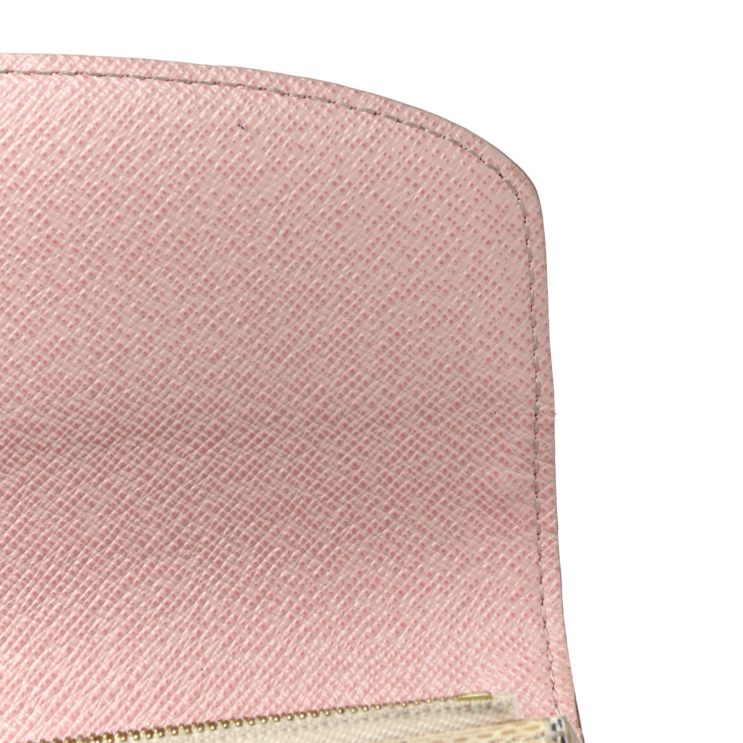 Louis Vuitton Damier Azur Emilie Wallet Rose Ballerine 11 of 16