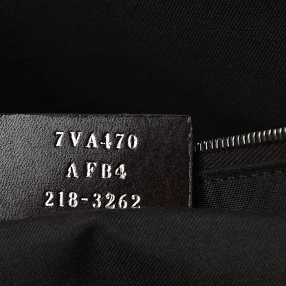 Fendi Glazed Fabric Vitello King FF 1974 Diagonal Medium East West Messenger Tobacco Moro Cuoio 7 of 10