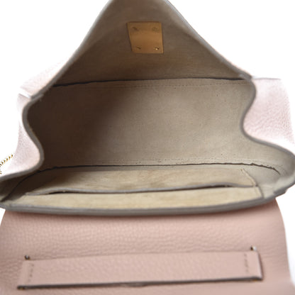 Chloe Grained Lambskin Drew Shoulder Bag Cement Pink 5 of 8