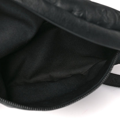 Louis Vuitton Calfskin Monogram Shadow Discovery Bumbag PM Black 5 of 9