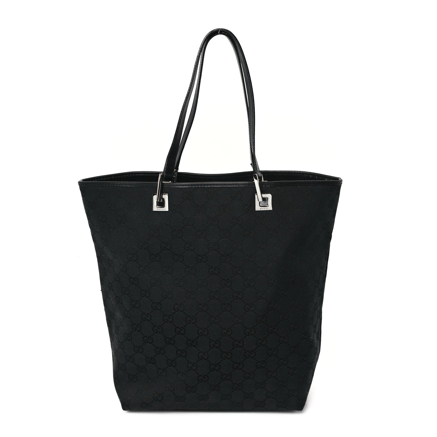 Monogram Bucket Tote Black