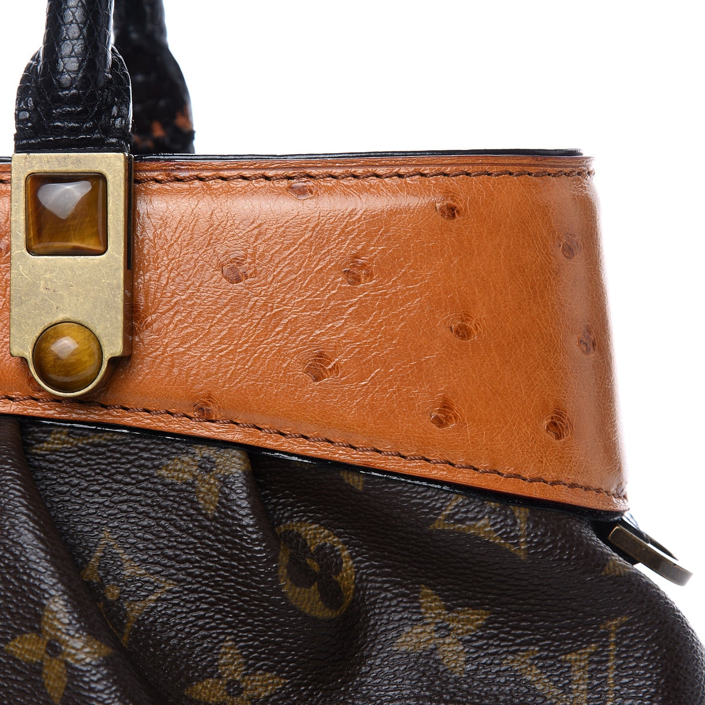 Monogram Ostrich Macha Waltz