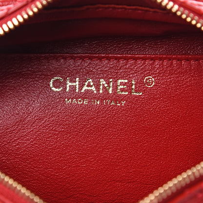 Chanel Aged Calfskin Quilted Mini Reissue Camera Case Red 6 of 10