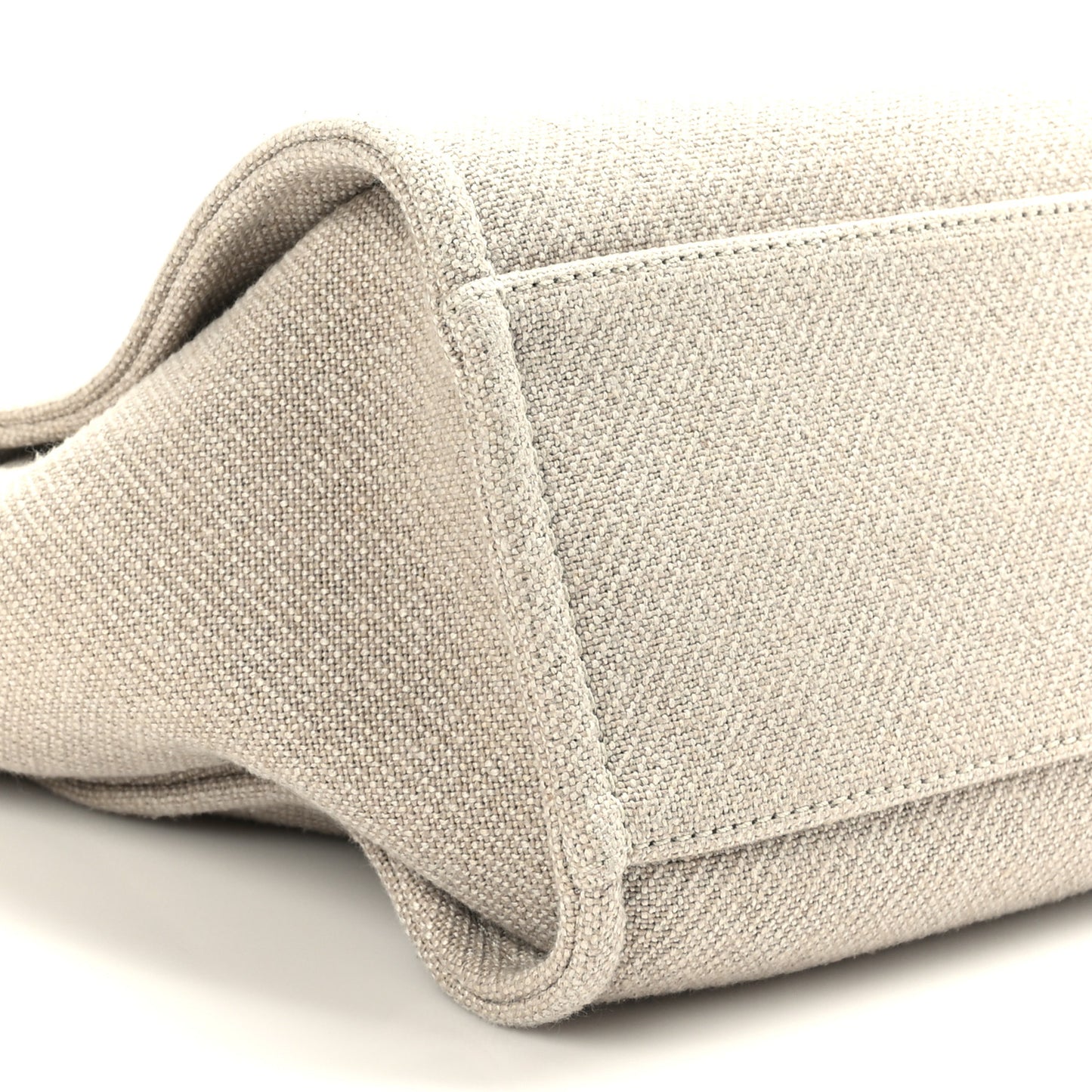 Mixed Fibers Small Deauville Tote Beige Black