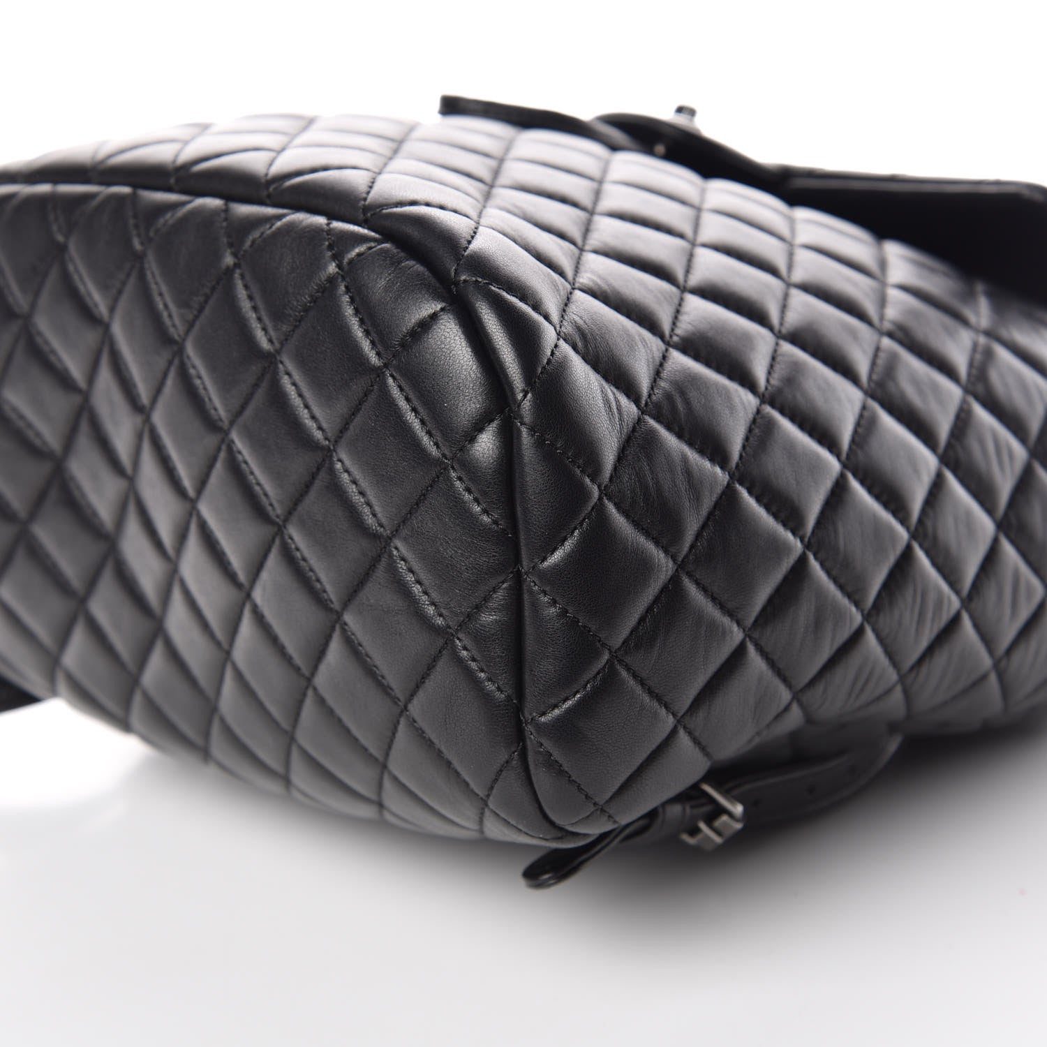 Chanel Lambskin Quilted Large Urban Spirit Backpack Black 6 of 10