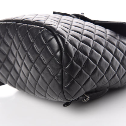 Chanel Lambskin Quilted Large Urban Spirit Backpack Black 6 of 10