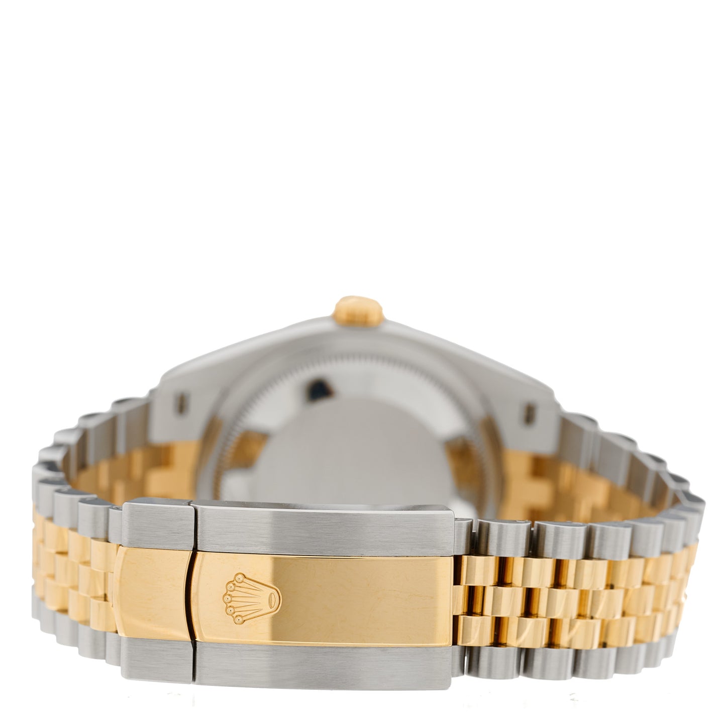 Stainless Steel 18K Yellow Gold 36mm Oyster Perpetual Datejust Watch White Roman 126233