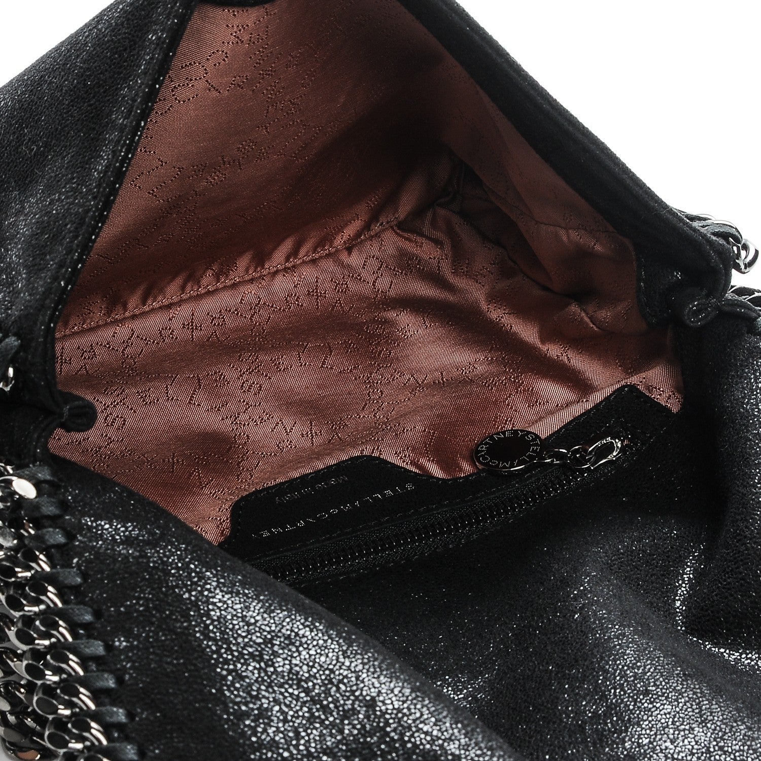 Stella McCartney Shaggy Deer Falabella Messenger Black 5 of 9