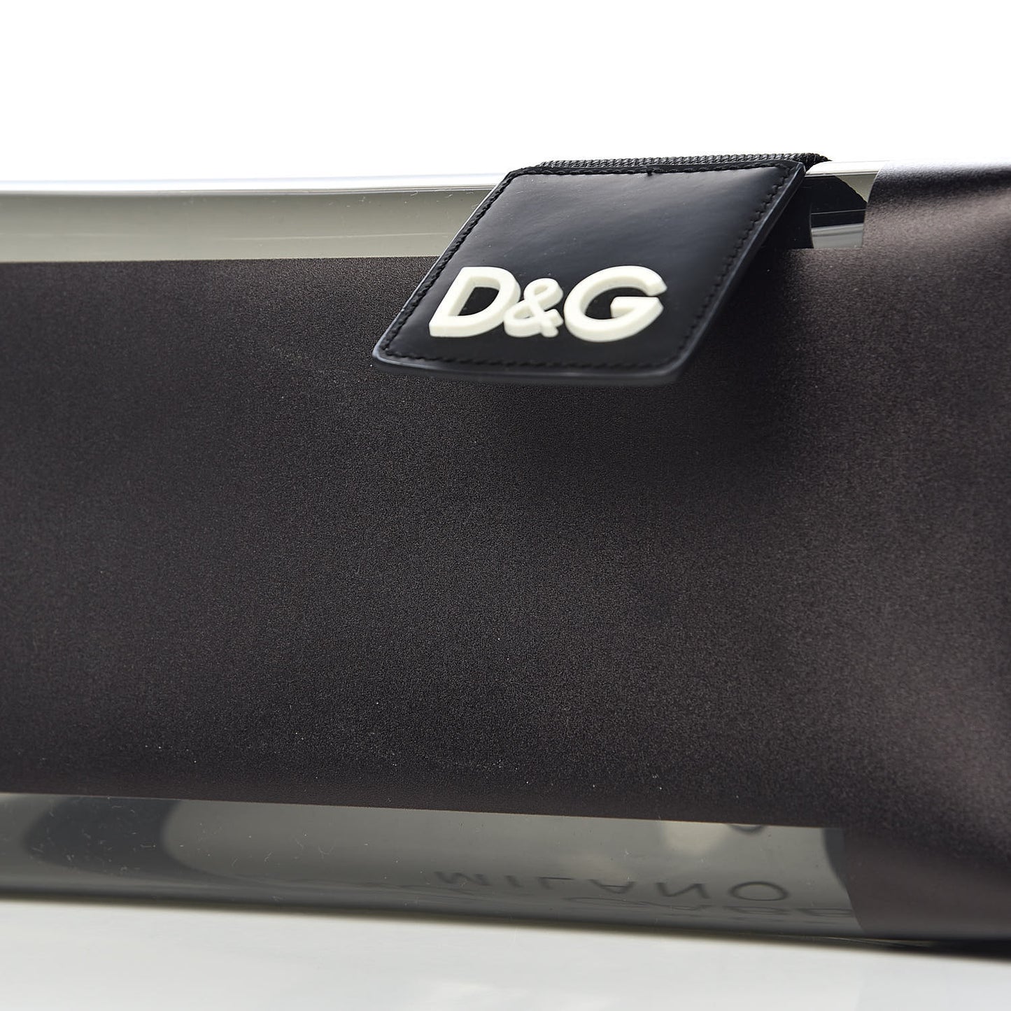 PVC Street Shopping Logo Tote Black