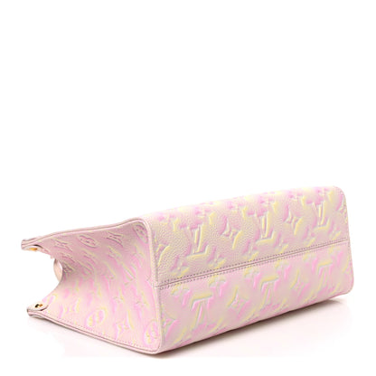 Louis Vuitton Empreinte Monogram Summer Stardust Onthego PM Pink 4 of 10