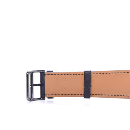Hermes Swift 38mm Apple Watch Double Tour Band Black 4 of 5