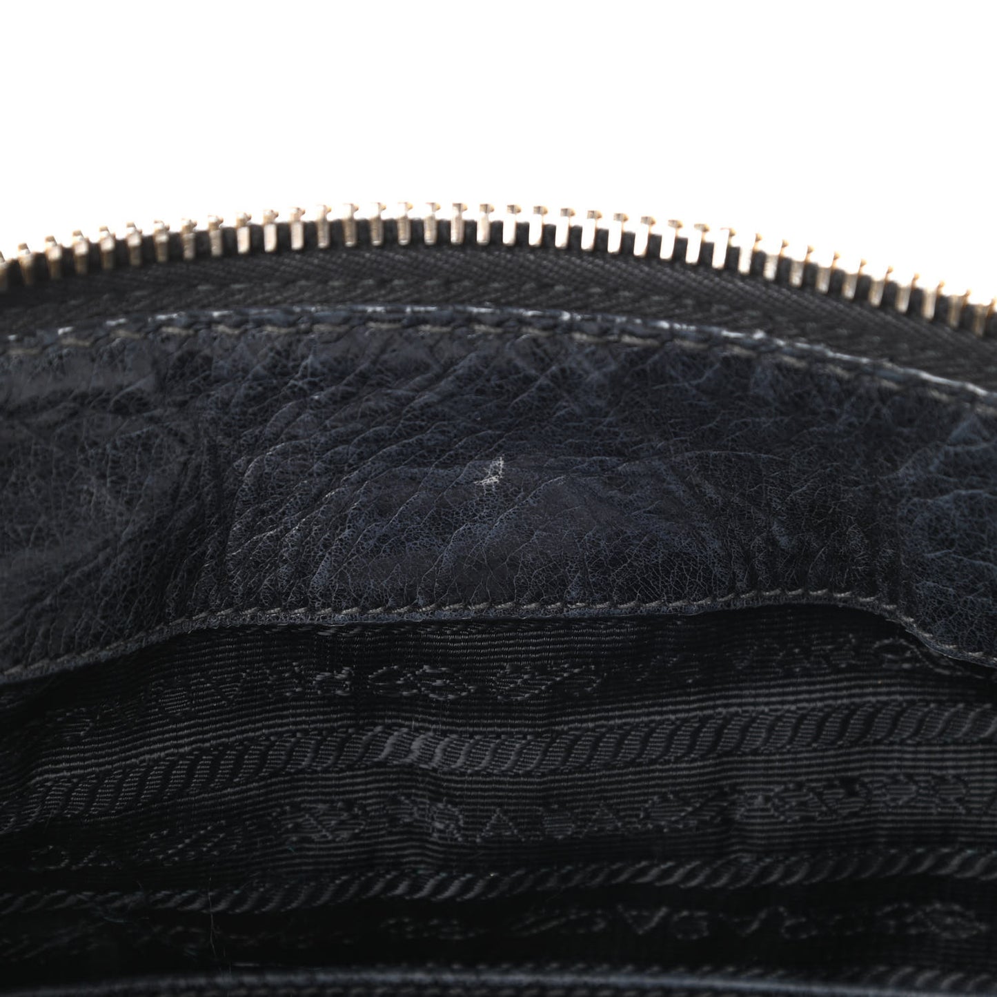 Vitello Shine Shopping Satchel Black