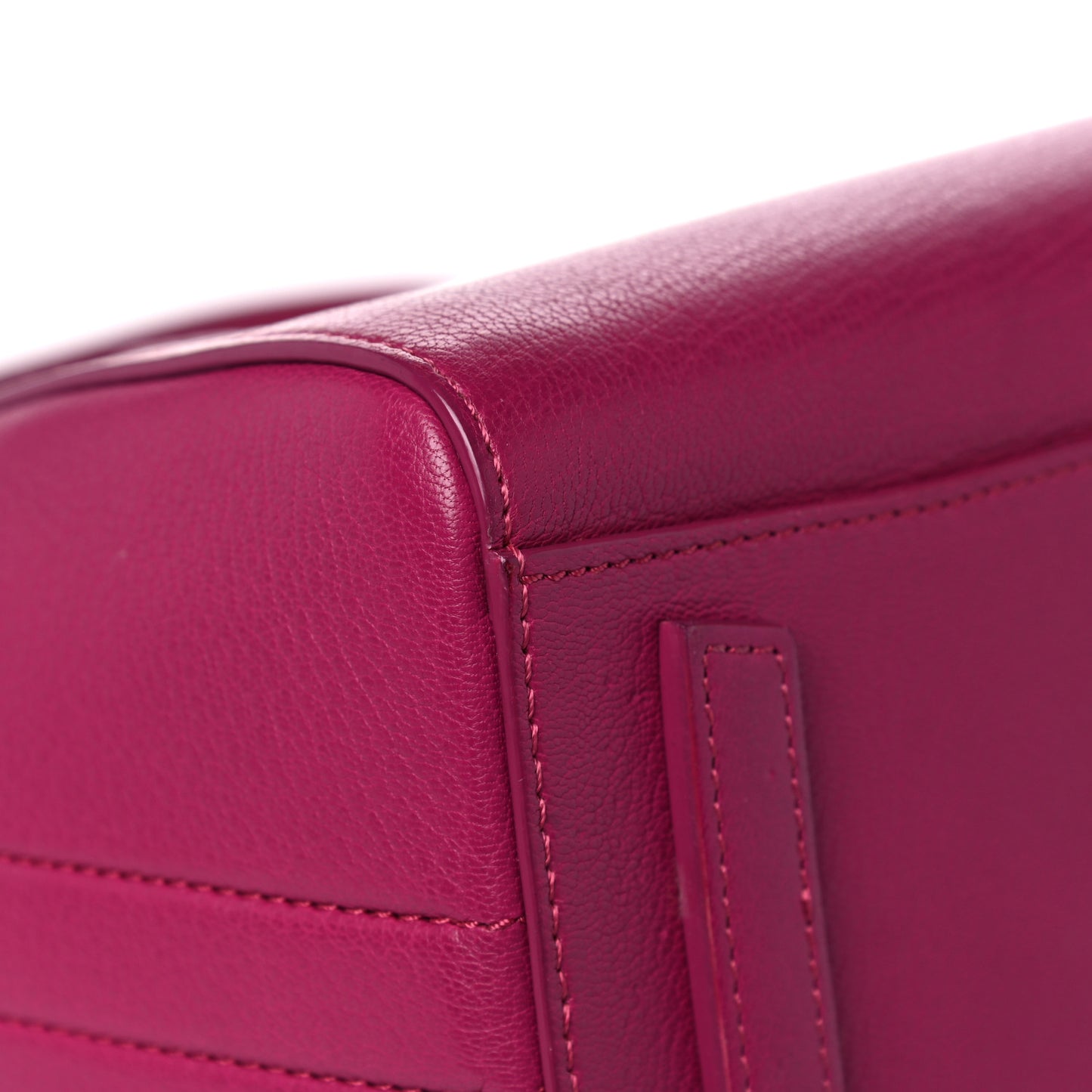 Sugar Goatskin Mini Antigona Magenta