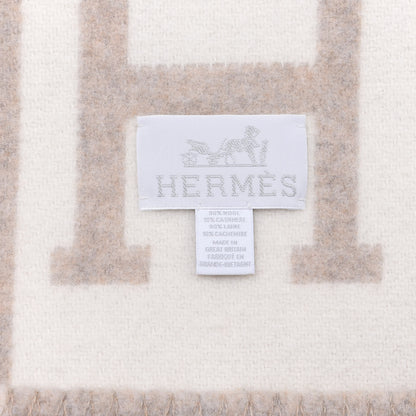 Hermes Wool Cashmere Avalon III Blanket Coco Camomille 3 of 3