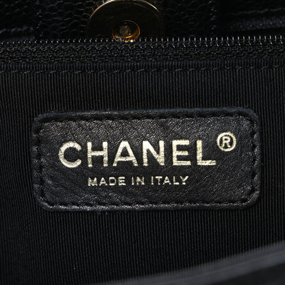 Chanel Caviar Quilted Petit Shopping Tote PST Black 6 of 11