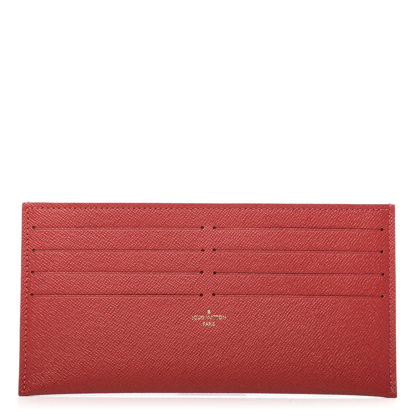 Calfskin Felicie Card Holder Insert Cherry