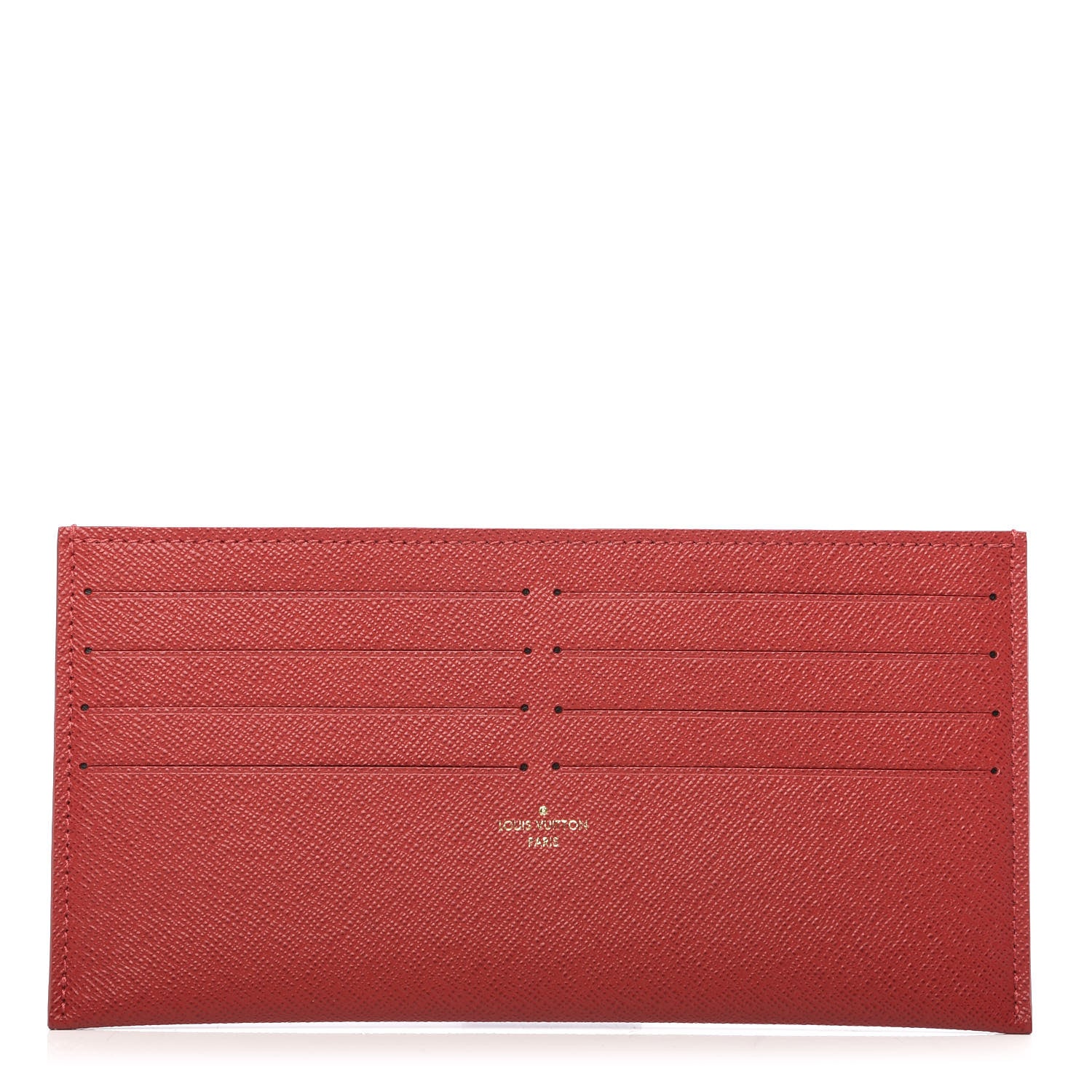 Louis Vuitton Calfskin Felicie Card Holder Insert Cherry 1 of 6