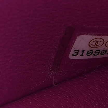 Chanel Lambskin Quilted Mini Rectangular Flap Blue Purple 7 of 9