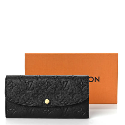 Louis Vuitton Empreinte Emilie Wallet Black Dune 10 of 10