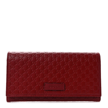 Gucci Soft Microguccissima Continental Wallet Red 1 of 7