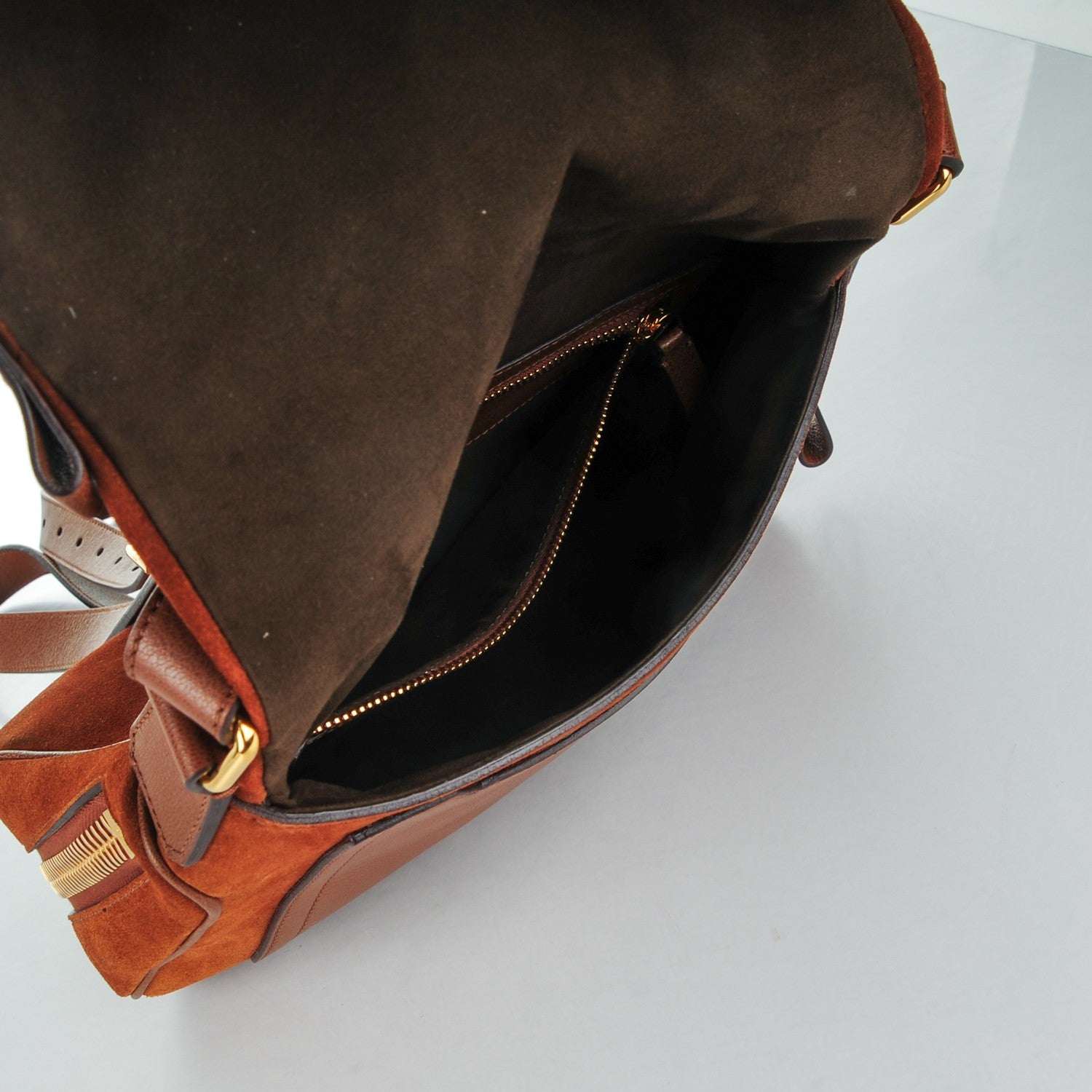 Tom Ford Suede Calfskin Medium Jennifer Crossbody Bag Caramel 7 of 7