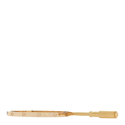 Cartier 18K Yellow Gold Small LOVE Bracelet 16 7 of 8