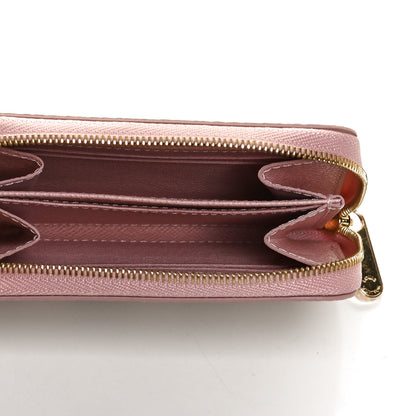 Louis Vuitton Damier Azur Zippy Coin Purse Rose Ballerine 5 of 9