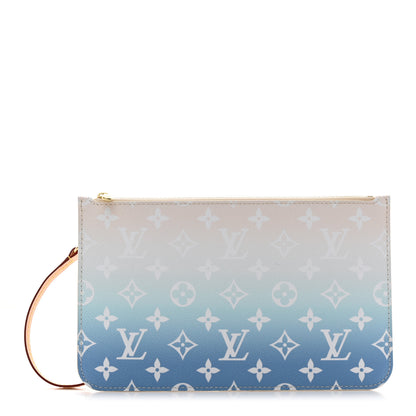 Louis Vuitton Monogram By The Pool Neverfull MM Pochette Blue 1 of 7