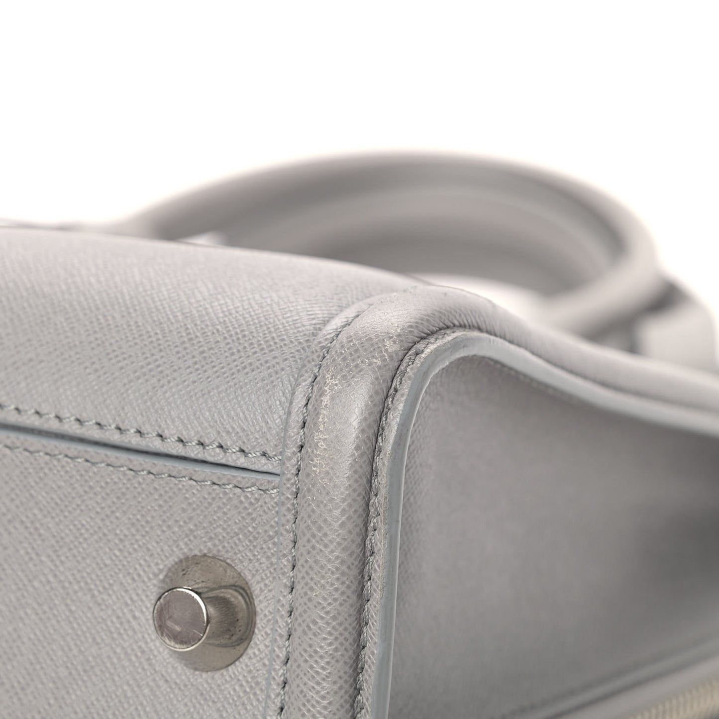 Saffiano Heroine Open Tote Grey Melange