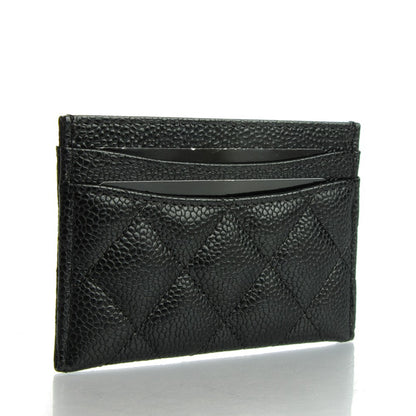 Chanel Caviar Quilted Card Holder Black 3 of 8