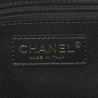 Chanel Lurex Boucle Small Deauville Tote Black 7 of 9