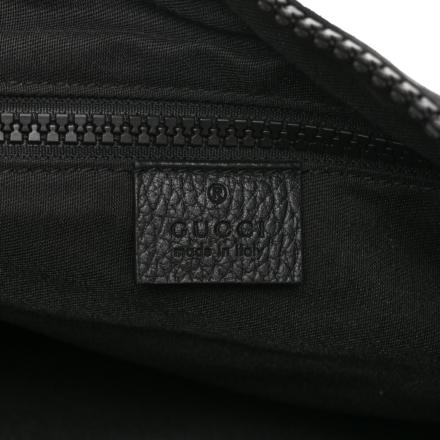 Nylon Monogram Medium Flat Messenger Bag Black