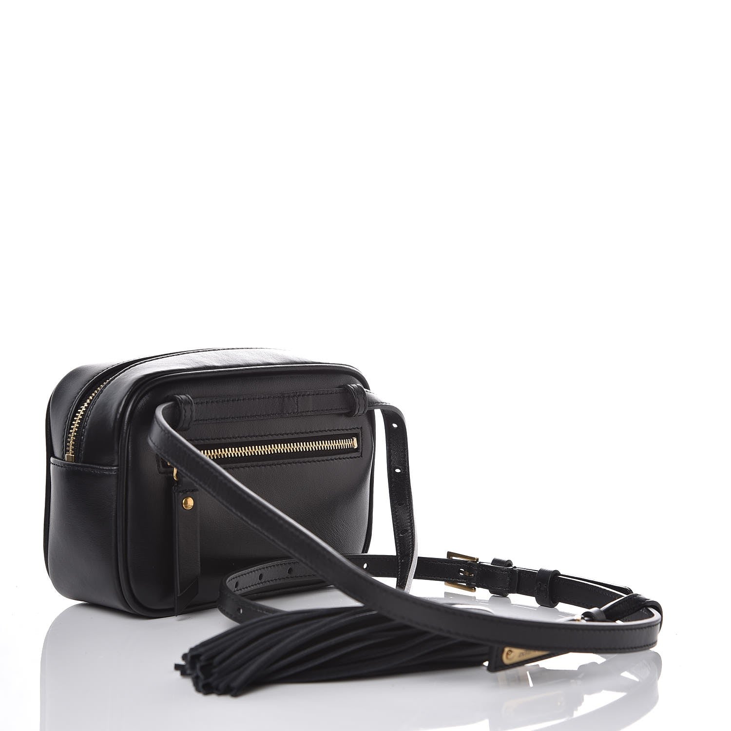 Saint Laurent Calfskin Matelasse Monogram Lou Belt Bag Black 3 of 8