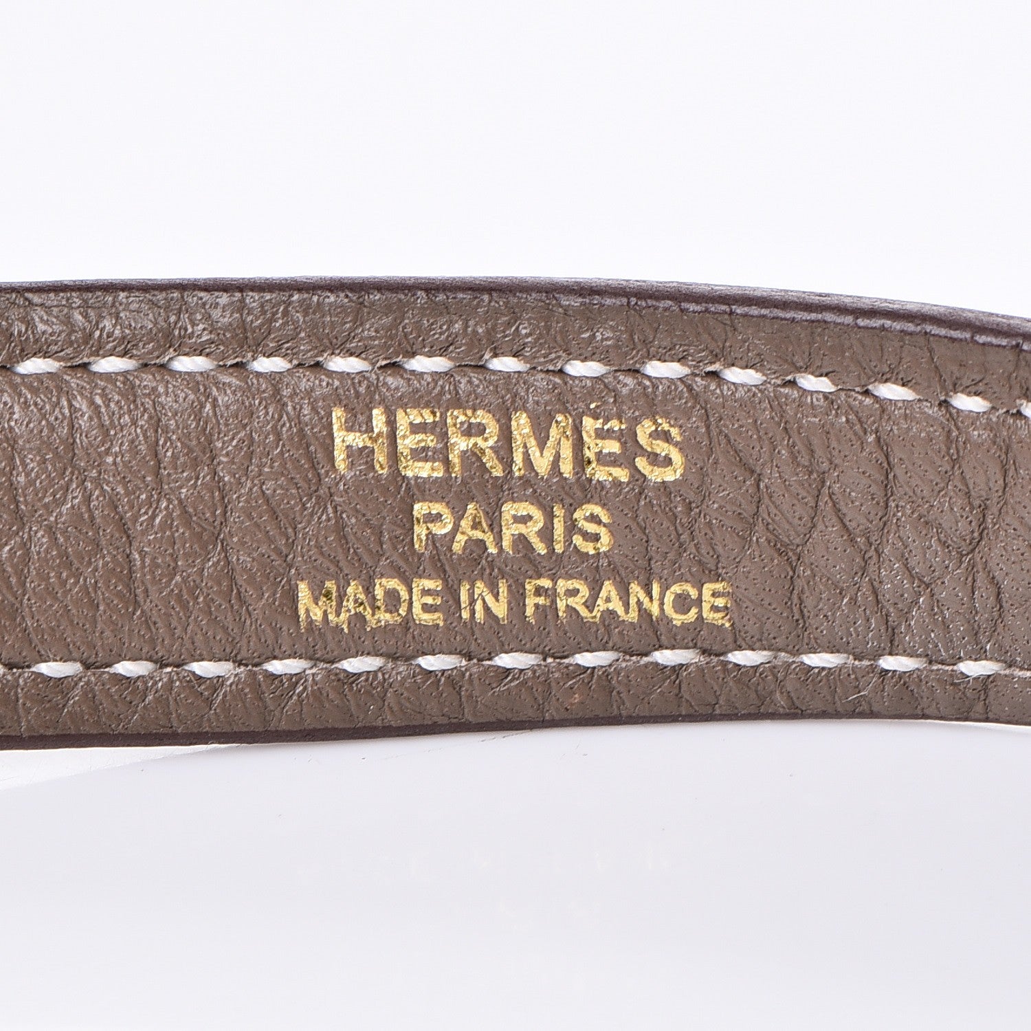 Hermes Taurillon Clemence Kelly Retourne 28 Etoupe 25 of 37