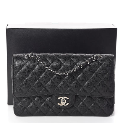 Chanel Caviar Quilted Medium Double Flap Black 11 of 11