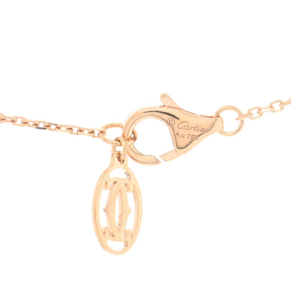 Cartier 18K Pink Gold Diamond .20ct D'Amour Pave Necklace 4 of 4