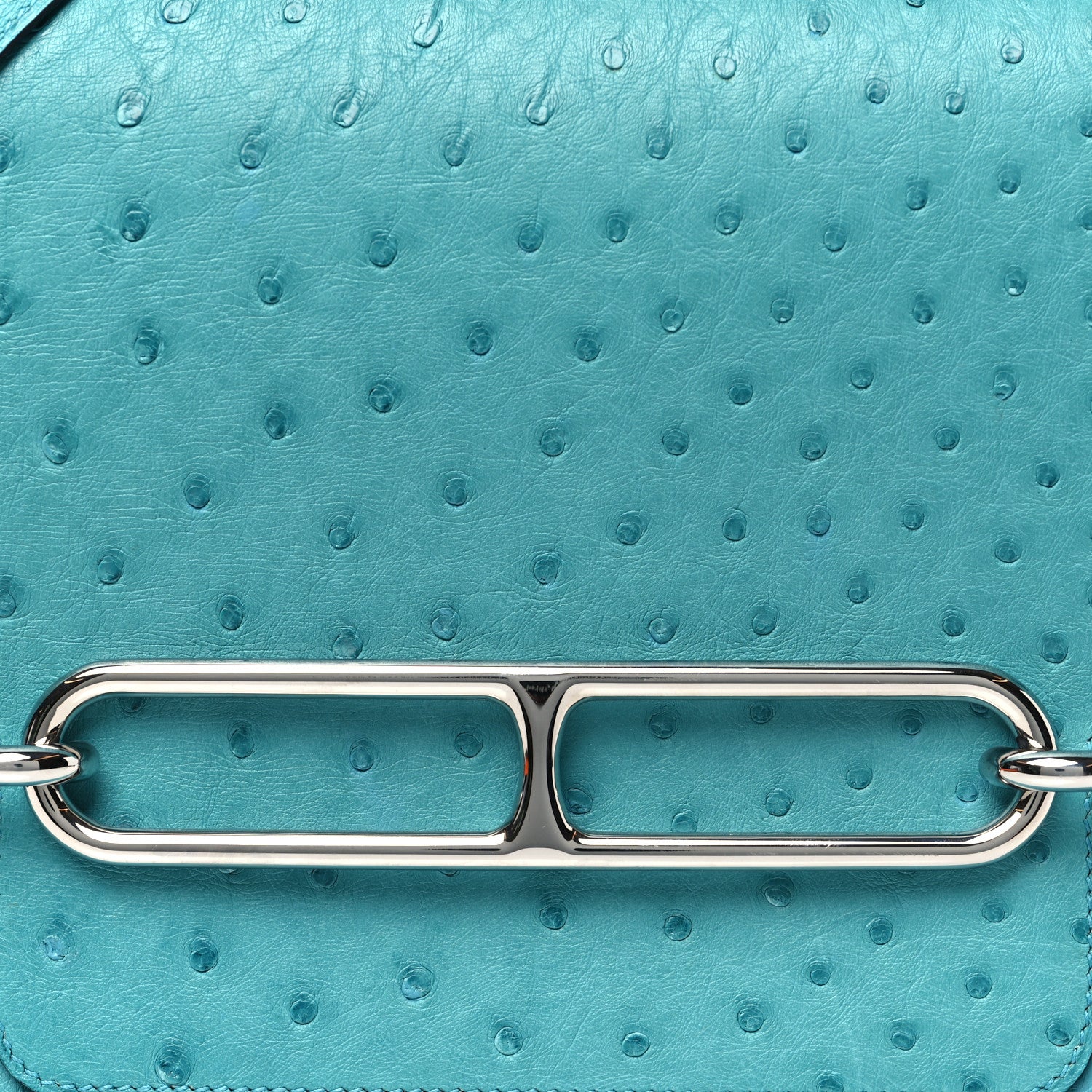 Hermes Ostrich Sac Roulis 23 Vert Verone 8 of 13