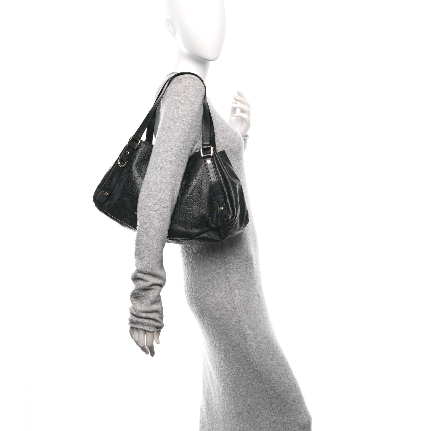 Gucci Calfskin Medium Abbey Shoulder Bag Black 2 of 10